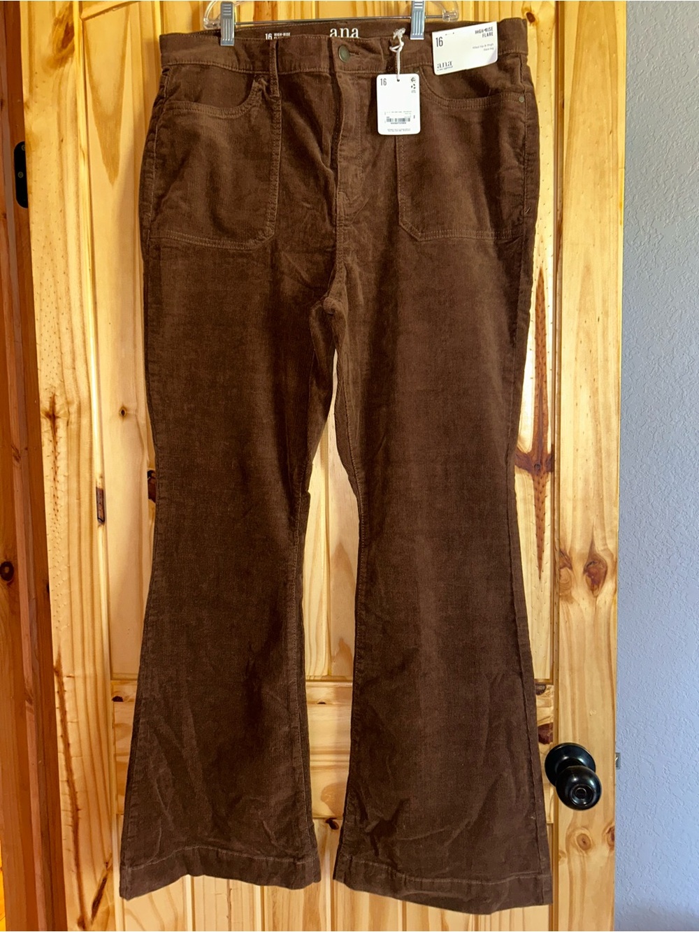 Brown corduroy pants